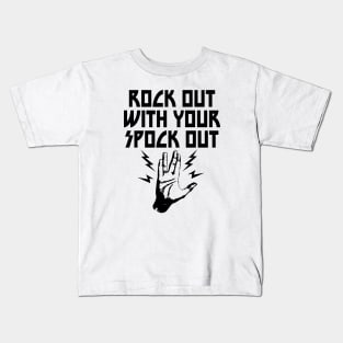 STAR TREK - Rock out with your Trek out Kids T-Shirt